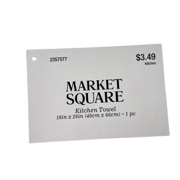 Hand Crafted Colorful Cow Print Hanging Hand Towel Crochet Top Button Closure - Picture 6 of 6